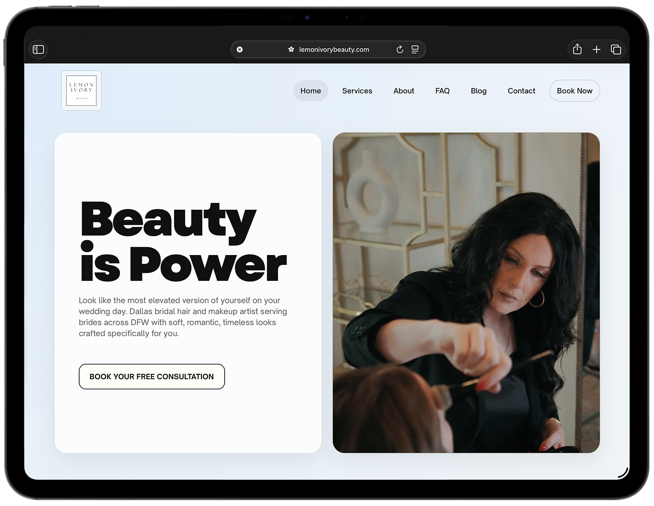 Lemon Ivory Beauty Official Website cover